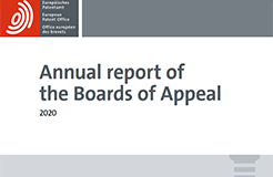 Annual Report 2020 of the Boards of Appeal of the European Patent Office